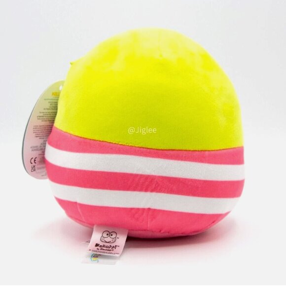7" Hello Kitty's Keroppi in Swim Suit Summer Sanrio Squishmallows KellyToy BNWT - Picture 4 of 4